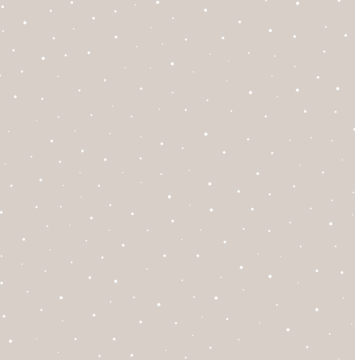 Dekokissen Beige mit weißen Punkten