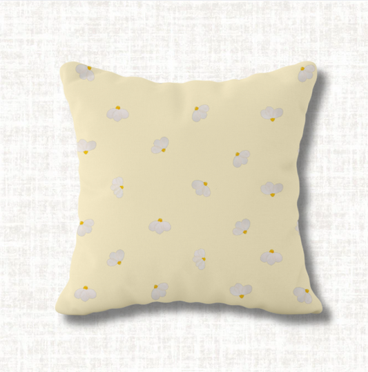 SALE – Kinderkissen Gänse & Gänseblümchen | Velours