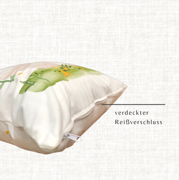 SALE – Kinderkissen Gänse & Gänseblümchen | Velours