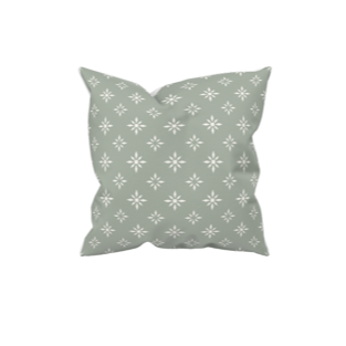 Dekokissen Grün mit Muster | Skandinavisches Design