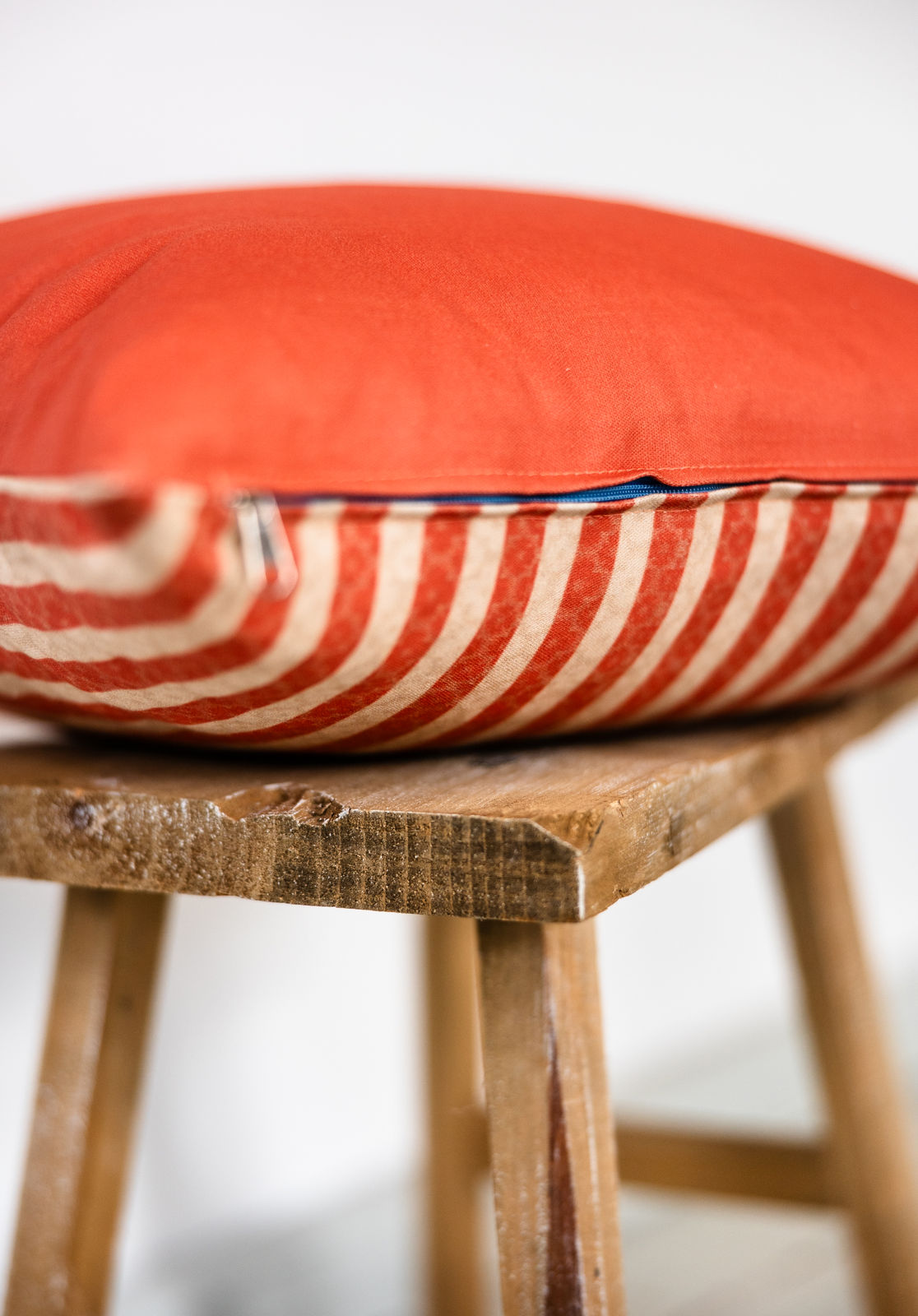 SALE – Deko-Wendekissen Koralle-Orange | Baumwolle