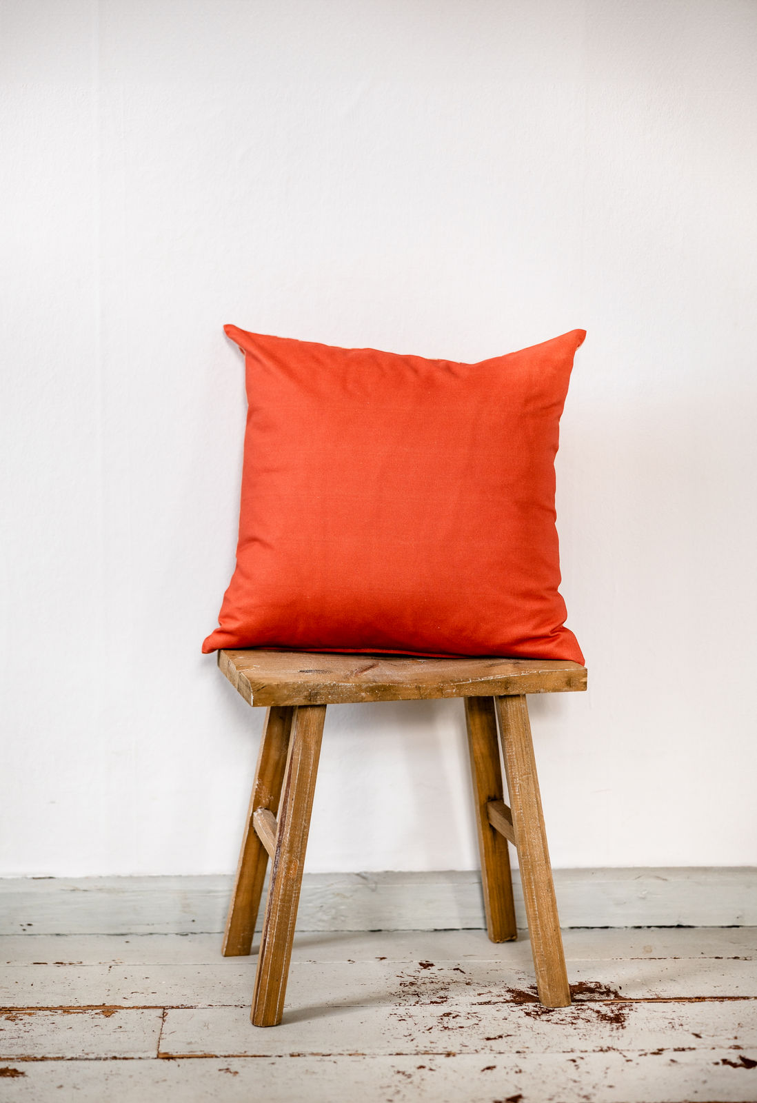 SALE – Deko-Wendekissen Koralle-Orange | Baumwolle